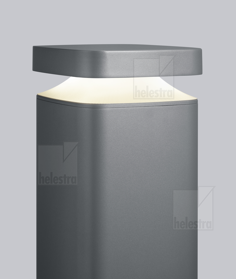 Helestra BICA  Pollerleuchte Aluminium-Guss graphit