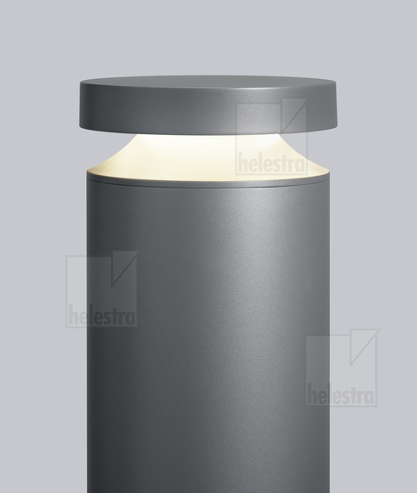 Helestra BICA  Pollerleuchte Aluminium-Guss graphit