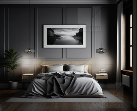 Helestra CLAIR  Pendelleuchte Aluminium schwarz - gold