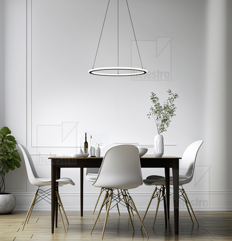 Helestra SAO  Pendelleuchte Aluminium mattschwarz