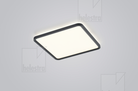 Helestra VIRTO  Deckenleuchte Aluminium mattschwarz