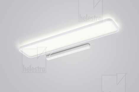 Helestra VIRTO  Deckenleuchte Aluminium mattweiß