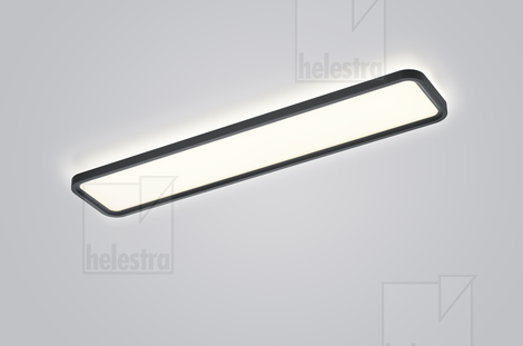 Helestra VIRTO  Deckenleuchte Aluminium mattschwarz