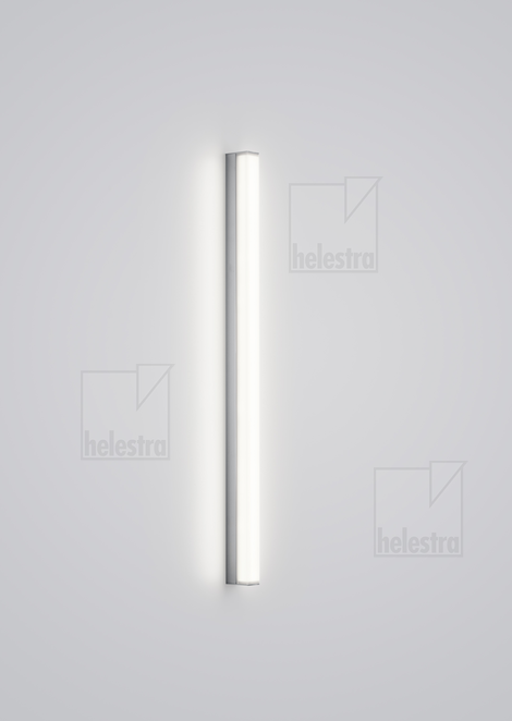 Helestra LADO-S Wand-/Deckenleuchte Aluminium chrom