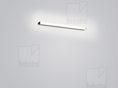 Helestra LADO-S Wand-/Deckenleuchte Aluminium mattschwarz