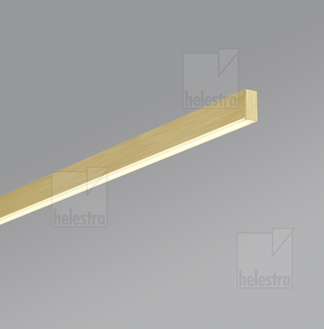 Helestra LOOPY  Pendelleuchte Aluminium mattgold