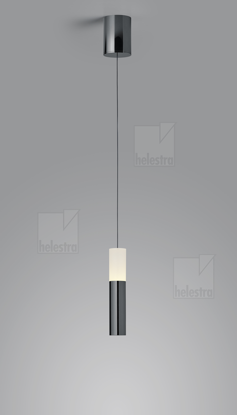 Helestra LIDOS  Pendelleuchte Aluminium schwarzchrom