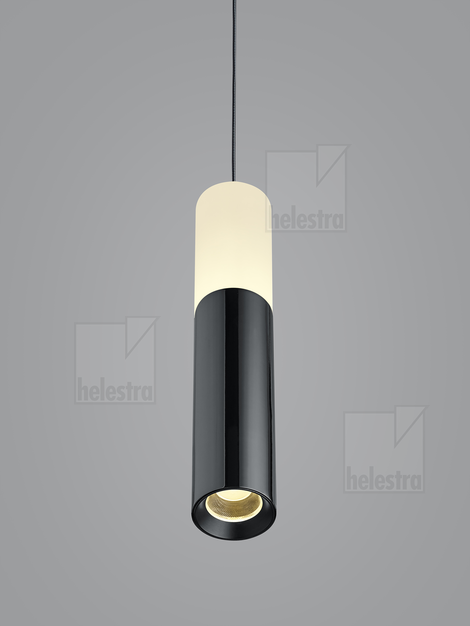 Helestra LIDOS  Pendelleuchte Aluminium schwarzchrom
