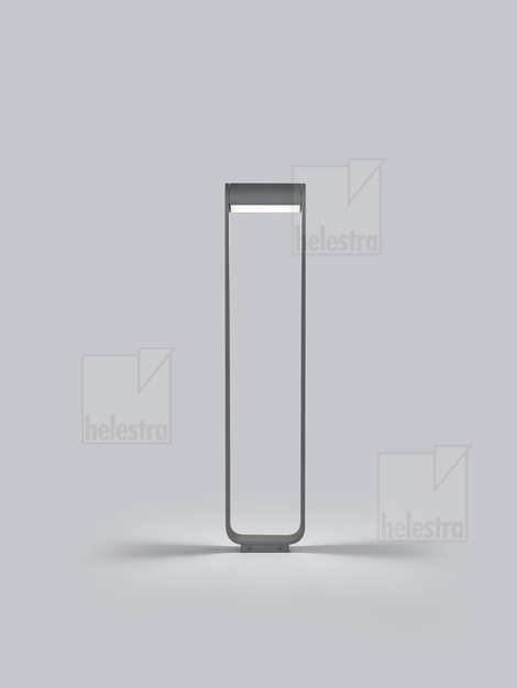 Helestra LUZ44  Pollerleuchte Aluminium graphit