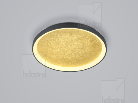 Helestra MORI  Deckenleuchte Stahl schwarz - gold