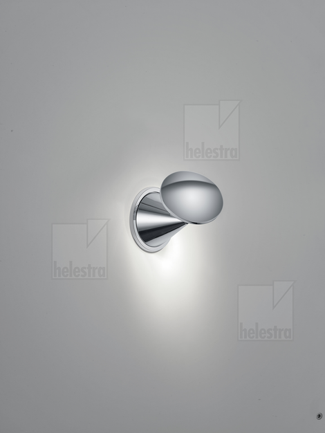 Helestra PINO Wand-/Deckenleuchte Aluminium chrom