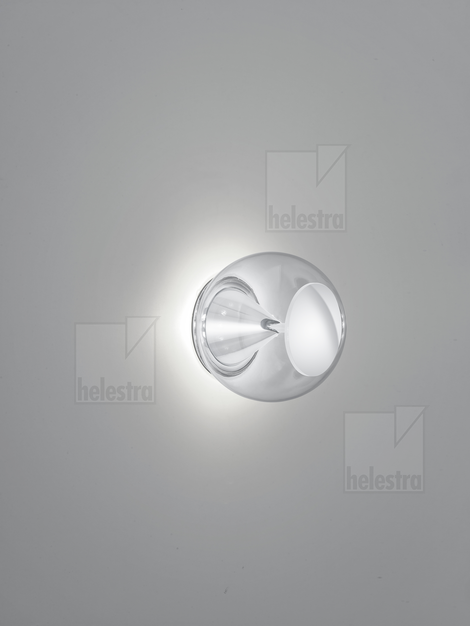 Helestra PINO Wand-/Deckenleuchte Aluminium glanzweiß