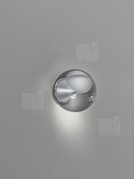Helestra PINO Wand-/Deckenleuchte Aluminium glanzweiß