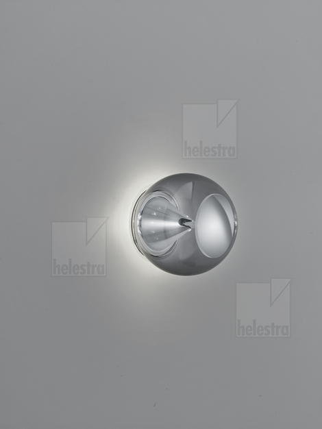 Helestra PINO Wand-/Deckenleuchte Aluminium glanzweiß
