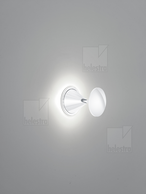 Helestra PINO Wand-/Deckenleuchte Aluminium glanzweiß