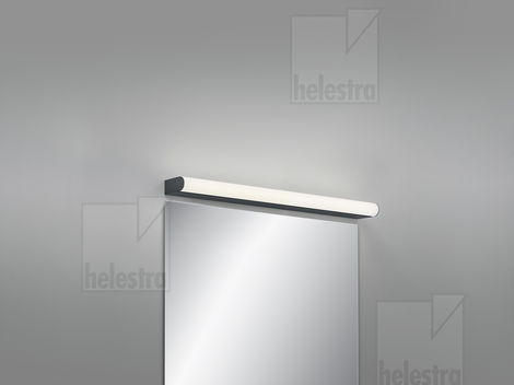 Helestra PONTO-S  Wandleuchte Aluminium mattschwarz