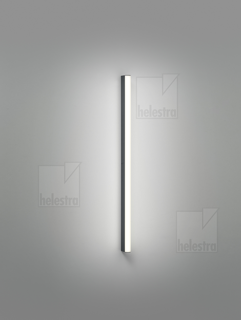 Helestra PONTO-S  Wandleuchte Aluminium mattschwarz