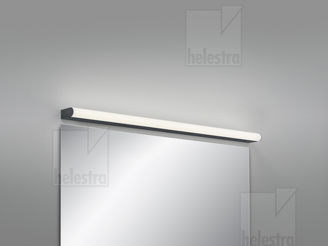 Helestra PONTO-S  Wandleuchte Aluminium mattschwarz
