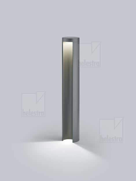 Helestra SKY  Pollerleuchte Aluminium graphit