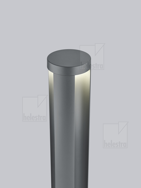 Helestra SKY  Pollerleuchte Aluminium graphit