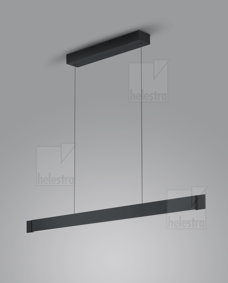 Helestra VANA  Pendelleuchte Aluminium mattschwarz
