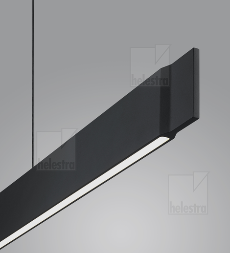Helestra VANA  Pendelleuchte Aluminium mattschwarz