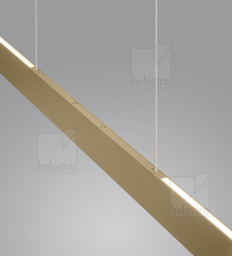 Helestra VANA  Pendelleuchte Aluminium coffee